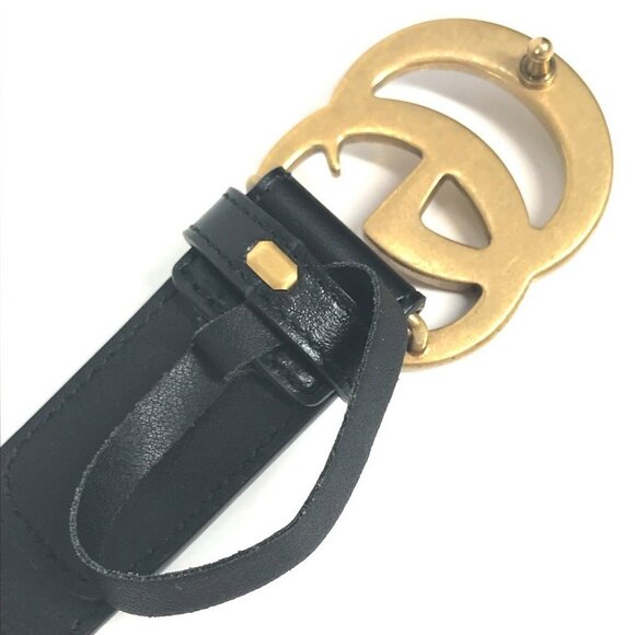 GUCCI 625839 GG Supreme double G slim belt Logo Buckle Accessories belt - Picture 14 of 14